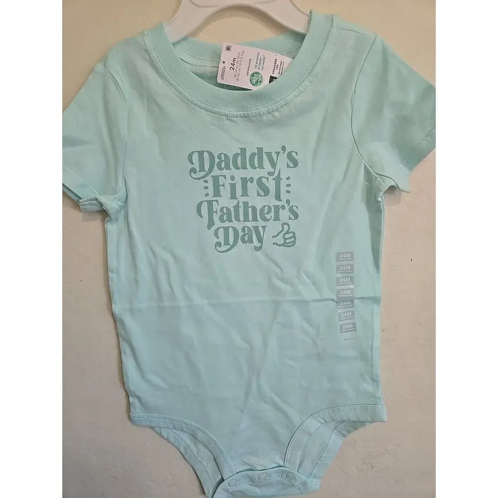 Baby First Father's Day Cotton Bodysuit From Carter's 24 Months